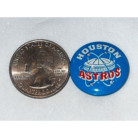 1968 Rold Gold ADV Premium Sales MLB Pinback  Houston Astros - Picture 2 of 3